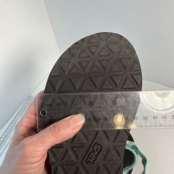 Teva Womens Sandals Size 8 Blue Yellow Strappy Sport Walking Shoe 1090969 - Picture 7 of 7